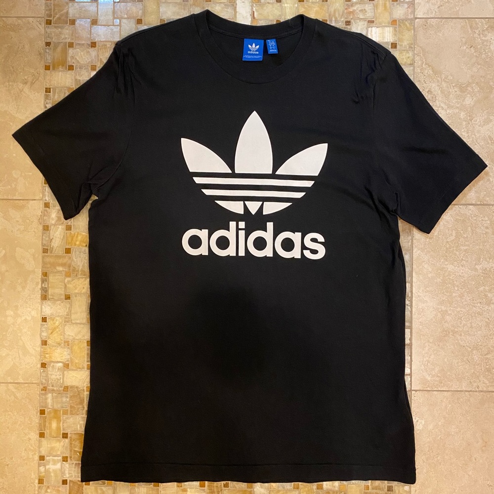 Adidas - Black Tee (Large)